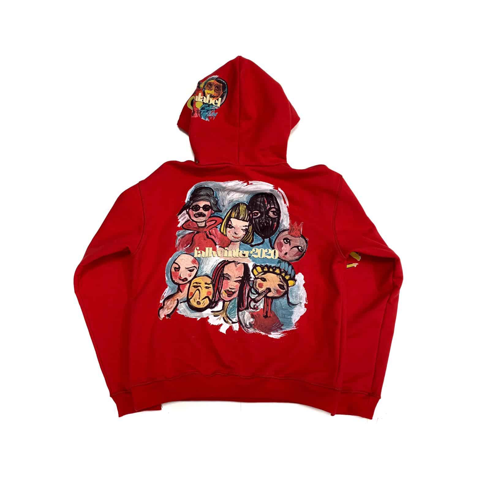 DALYBHAHACREW Friends Hoodie Red DALYBHAHACREW